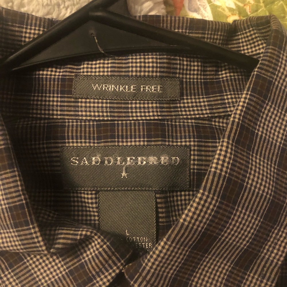 Wrinkle Free Men’s Large Saddlebred Shirt - Picture 4 of 4